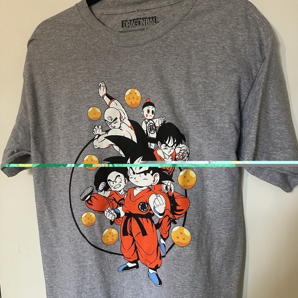 dragon ball z Other - Dragon Ball Z‎ Cotton USA Toei Animation T-Shirt Mens M Gray Graphic Crew Neck